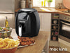 mockins Extra Large Air Fryer 5.8 Qt with Advanced LCD Touch Screen, 7 Built-In Presets and Rapid Air Circulation Technology and Includes Free Air Fryer Cookbook | Must Have Kitchen Gadgets