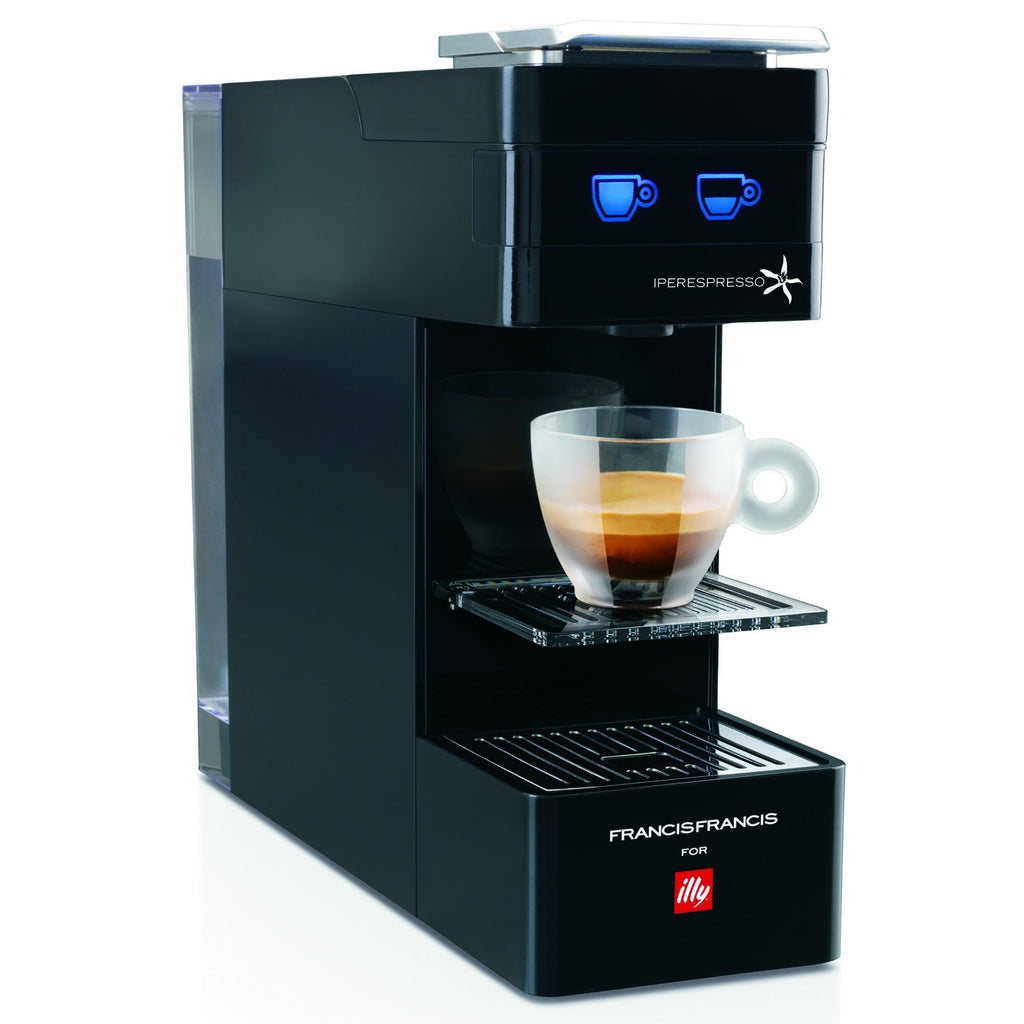 illy Francis Francis Y3 iperEspresso Machine, Black