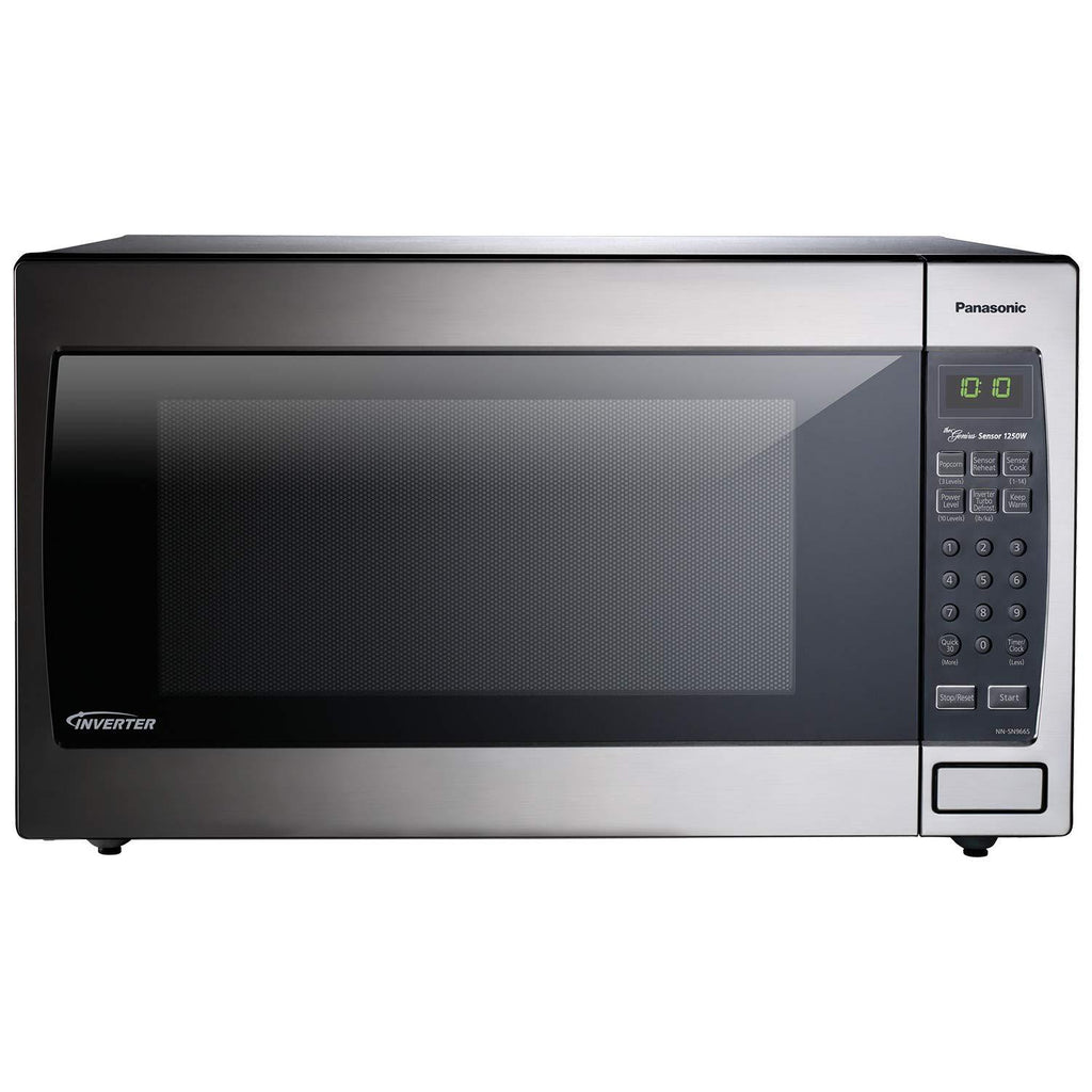 Panasonic Microwave Oven NN-SN966S Stainless Steel Countertop/Built-In with Inverter Technology and Genius Sensor, 2.2 Cu. Ft, 1250W