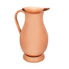 Handcrafted Pure Copper Pitcher (70oz -2 Liter) - Water Jug includes Copper/Brass Lid - For Ayurveda Health