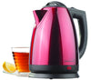 Brentwood Appliances KT-1805 1.7-Liter Red Stainless Steel Electric Cordless Tea Kettle, 2.0l,