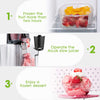 Aicok Juicer Slow Masticating Juicer Extractor, Cold Press Juicer Machine, Quiet Motor and Reverse Function, with Juice Jug and Brush to Clean Conveniently, High Nutrient Fruit and Vegetable Juice