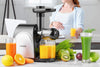 Juicer, Aicook Slow Masticating Juicer, Cold Press Juicer Machine, Higher Juicer Yield and Drier Pulp, Juice Extractor with Quiet Motor and Reverse Function, Easy to Clean