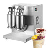 Happybuy Electric Milk Tea Shaker Machine 400r/mi Stainless Steel Double-Cup Auto for Restaurant 35