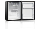 Magic Chef MCBR240S1 Refrigerator, 2.4 cu.ft, Stainless Look, Steel