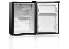 Magic Chef MCBR240S1 Refrigerator, 2.4 cu.ft, Stainless Look, Steel