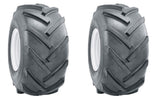 AL Two 15x6.00-6 15x600-6 R1 Lug Super Traction Tires Lawn Tractor Heavy Duty 6 Ply Rated