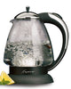 Capresso 259 H2O Plus Glass Water Kettle, Polished Chrome