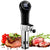 OMORC Sous Vide Cooker, [Full Touch Screen Control] Immersion Circulator Joule Sous vide Container Machine with Accurate Temperature & Time Adjustment, Ultra-Quiet & Safe Included Recipe Book