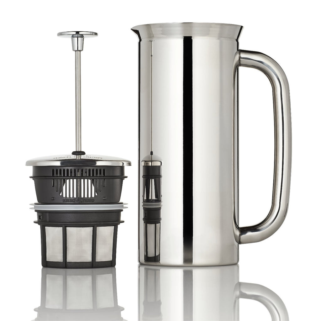 Espro 1032C2 Coffee Press P7-32 oz, Vacuum Insulated, Polished Stainless Steel, 32 Ounce,