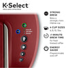 Keurig K-Select Single Serve K-Cup Pod Coffee Maker, With Strength Control and Hot Water On Demand, Vintage Red (Renewed)