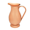 Handcrafted Pure Copper Pitcher (70oz -2 Liter) - Water Jug includes Copper/Brass Lid - For Ayurveda Health