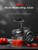 Juicer Machine, Aicok Slow Masticating Juicer with Quiet Motor, Safe Lock, Reserve Function, Easy to Clean, with Recipes for Multiple High Nutrient Juice