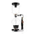 YAMA Glass 5 Cup Tabletop Siphon Gravity Coffee Maker with Alcohol Burner