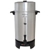 West Bend 33600 Highly Polished Aluminum Commercial Coffee Urn Features Automatic Temperature Control Large Capacity with Quick Brewing Smooth Prep and Easy Clean Up, 100-Cup, Silver