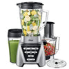 Oster Blender | Pro 1200 with Glass Jar, 24-Ounce Smoothie Cup and Food Processor Attachment, Brushed Nickel