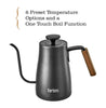 Brim (50020) Temperature Control Electric Gooseneck Kettle with Capacitive Touch, Black