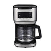 Hamilton Beach 46390 Programmable Front-Fill Coffee Maker, Extra-Large 14 Cup Capacity, Black/Stainless