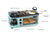 Nostalgia BSET300AQ Retro 3-in-1 Family Size Breakfast Station, Aqua