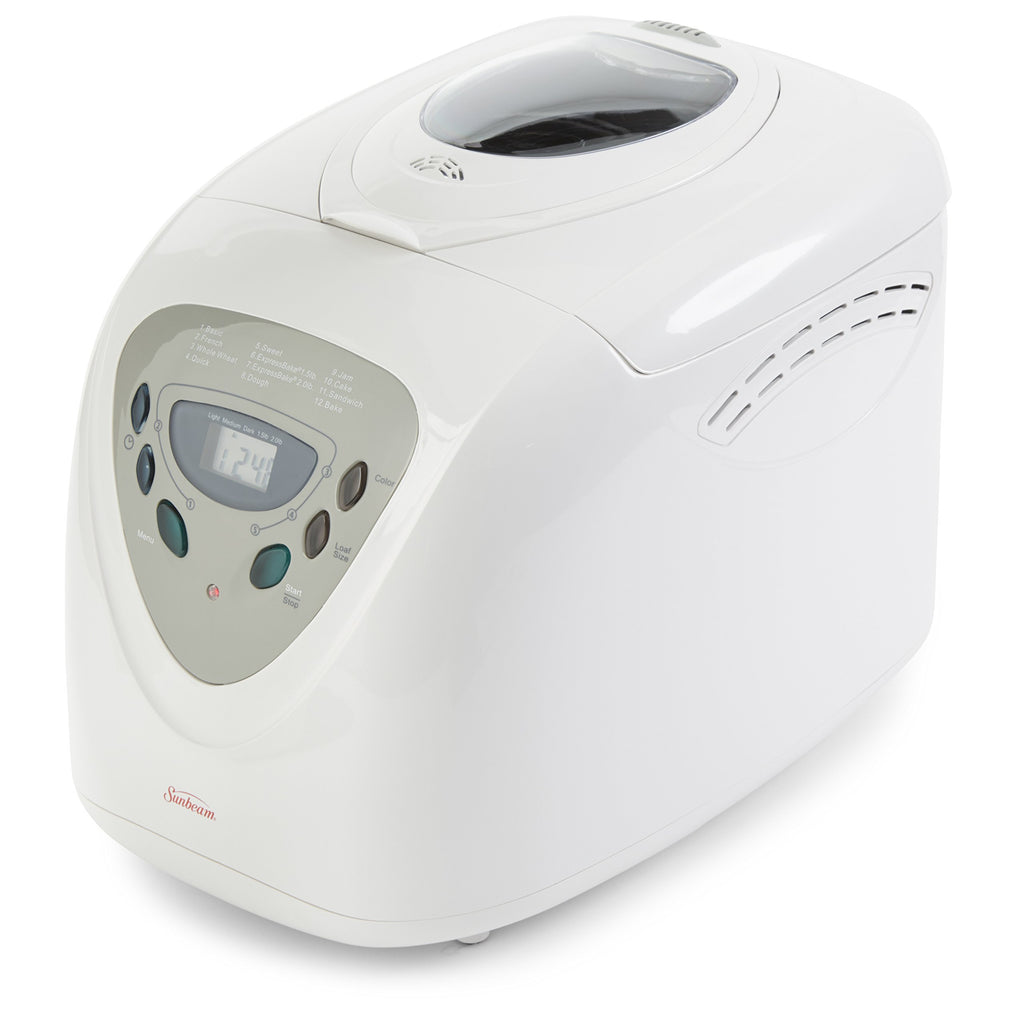 Sunbeam Programmable Bread Maker, 2 Pound, White (005891-000-000)