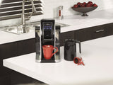 Touch Plus Single Serve Coffee Brewer w/ Jumbo Cup & Carafe - Black / Silver Coffee Maker with Full K-Cup Pod Compatibility & Rapid Brew Technology - T526S