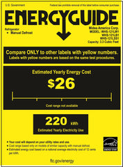 Midea WHS-121LB1 Compact Single Reversible Door Refrigerator and Freezer, 3.3 Cubic Feet, Black