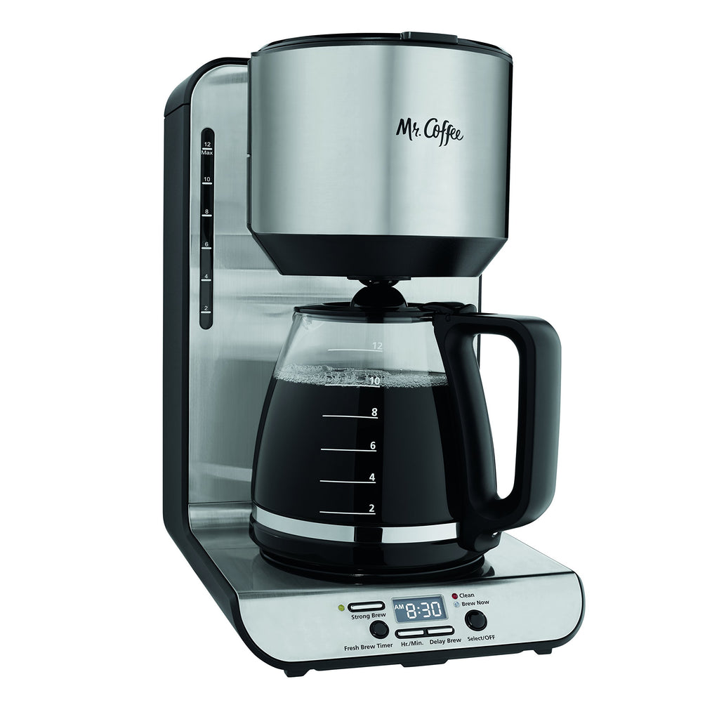 Mr. Coffee 12-Cup Programmable Coffeemaker, Stainless BVMC-FBX39