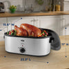 Oster Roaster Oven with Self-Basting Lid | 22 Qt, Stainless Steel