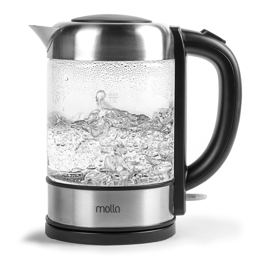 Molla Púro Electric Water Kettle, Ultra Premium SCHOTT Glass