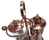 Nispira Belgian Belgium Luxury Royal Family Balance Syphon Siphon Coffee Maker Copper Color, 1 set