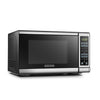 BLACK+DECKER EM720CB7 Digital Microwave Oven with Turntable Push-Button Door,Child Safety Lock,700W, Stainless Steel, 0.7 Cu.Ft