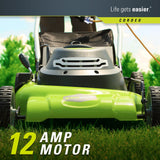 GreenWorks 20-Inch 12 Amp Corded Electric Lawn Mower 25022, 20 inch
