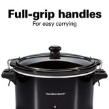 Hamilton Beach 33195 Extra-Large Stay or Go Slow Cooker, 10 Quart Capacity, Black