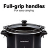 Hamilton Beach 33195 Extra-Large Stay or Go Slow Cooker, 10 Quart Capacity, Black