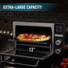 Calphalon Quartz Heat Countertop Toaster Oven, Dark Stainless Steel