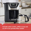 BLACK+DECKER 12-Cup Mill and Brew Coffeemaker, Black, CM5000B