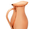 Handcrafted Pure Copper Pitcher (70oz -2 Liter) - Water Jug includes Copper/Brass Lid - For Ayurveda Health