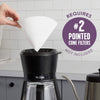 Mr. Coffee BVMC-PO19B All-in-One At-Home Pour Over Coffee Maker, Black