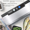 KOIOS Vacuum Sealer Machine, 80Kpa Automatic Food Sealer with Cutter for Food Savers, 10 Sealing Bags (FDA-Certified), With Up To 40 Consecutive Seals, Dry & Moist Modes, Compact Design (Silver)