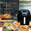 [2019] Air Fryer XL Best 5.5 QT 8-in-1 By (B. WEISS) Family Size Huge capacity,With Airfryer accessories; PIZZA Pan, (50 Recipes Cook Book),Toaster rack, Cooking Divider. XXL