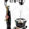 YAMA Glass 5 Cup Tabletop Siphon Gravity Coffee Maker with Alcohol Burner