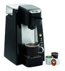 Mr. Coffee BVMC-SC500-2 Single-Serve K-Cup Coffee Maker, Black with Silver Panel