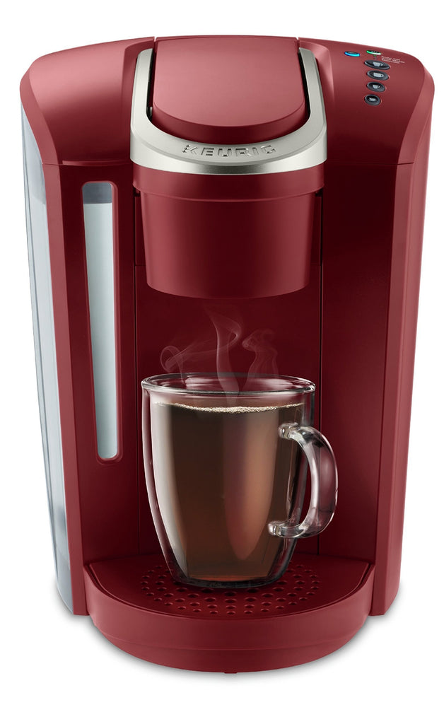 Keurig K-Select Single Serve K-Cup Pod Coffee Maker, With Strength Control and Hot Water On Demand, Vintage Red (Renewed)