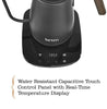 Brim (50020) Temperature Control Electric Gooseneck Kettle with Capacitive Touch, Black