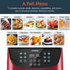 COSORI Air Fryer(100 Recipes, Rack & 5 Skewers),5.8QT Electric Hot Air Fryers Oven Oilless Cooker,11 Presets,Preheat& Shake Reminder, LED Touch Digital Screen,Nonstick Basket,2-Year Warranty,1700W,Red