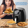 mockins Extra Large Air Fryer 5.8 Qt with Advanced LCD Touch Screen, 7 Built-In Presets and Rapid Air Circulation Technology and Includes Free Air Fryer Cookbook | Must Have Kitchen Gadgets