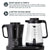 Dash DCBCM550BK Cold Brew Coffee Maker With Easy Pour Spout, 42 oz 1.5 L Carafe Pitcher, Black