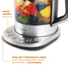 Viante Electric Kettle. Electric Glass Tea Kettle Heater with Digital Temperature Controls. Programs for your favorite teas & Coffee. Removable Tea Infuser. Stainless Steel Glass Boiler. BPA-FREE