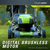 Greenworks PRO 21-Inch 80V Cordless Lawn Mower, Two 2.0AH Batteries Included GLM801601