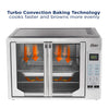 Oster French Convection Countertop & Toaster Oven | Single Door Pull & Digital Controls | Stainless Steel, Extra Large,